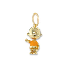 Couture Kingdom Peanuts Charlie Brown Charm Silver Plated