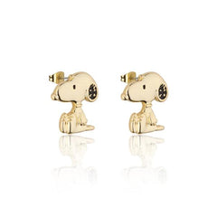 Couture Kingdom Peanuts Snoopy Stud Earrings Gold Plated