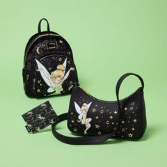Loungefly Disney – Tinker Bell Pixie Dust Velvet Mini Backpack
