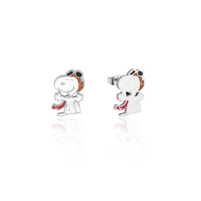 Couture Kingdom ECC Peanuts Flying Ace Enamel Stud Earrings