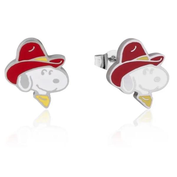 Couture Kingdom ECC Peanuts Snoopy Cowboy Enamel Stud Earrings