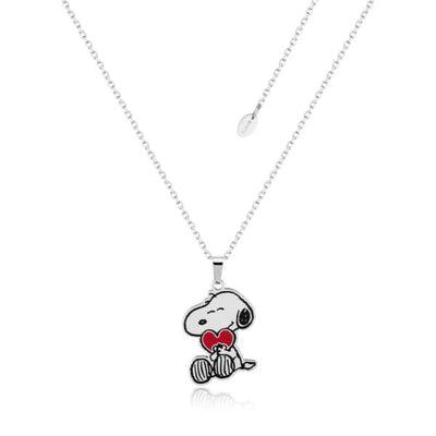 Couture Kingdom ECC Peanuts Snoopy Heart Enamel Necklace