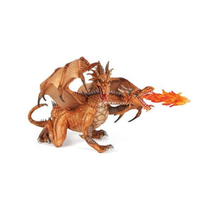 Papo – Gold Two Headed Dragon Figurine