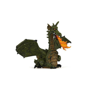 Papo – Green Winged Dragon with Flame Figurine