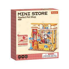 Robotime DIY Mini Store Pawfect Pet Shop