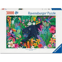 Ravensburger - Panther in the Blooming Jungle 3000pc Puzzle