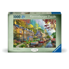 Ravensburger - Down The Lane No. 6 Canal Side Lane 1000pc Jigsaw Puzzle