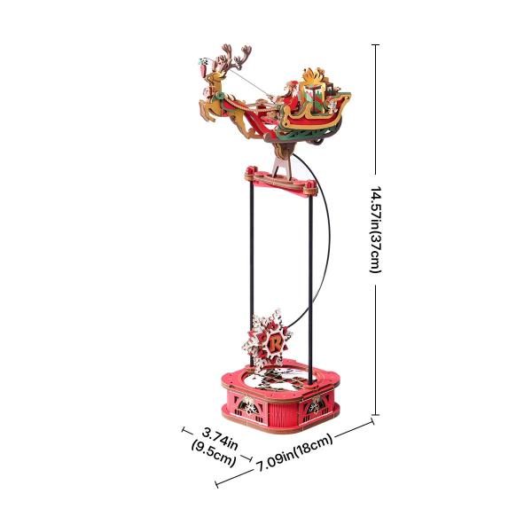 Robotime DIY Pendulum Balance Santa on Sleigh