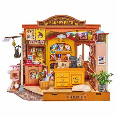 Robotime DIY Mini House Fluffy Friends Store