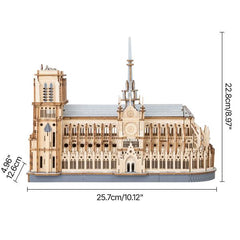 Robotime DIY Window Twin Tower Cathedral