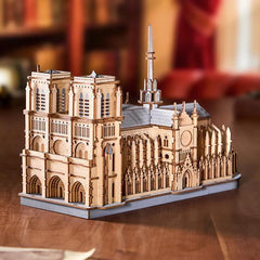 Robotime DIY Window Twin Tower Cathedral