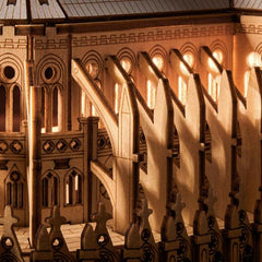 Robotime DIY Window Twin Tower Cathedral