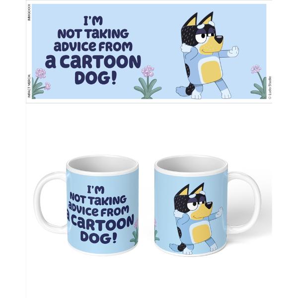 Bluey - Not Taking Advice White Mug