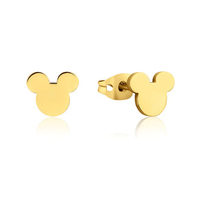 Couture Kingdom Disney - ECC Gold Plated Mickey Mouse Stainless Stud Earrings