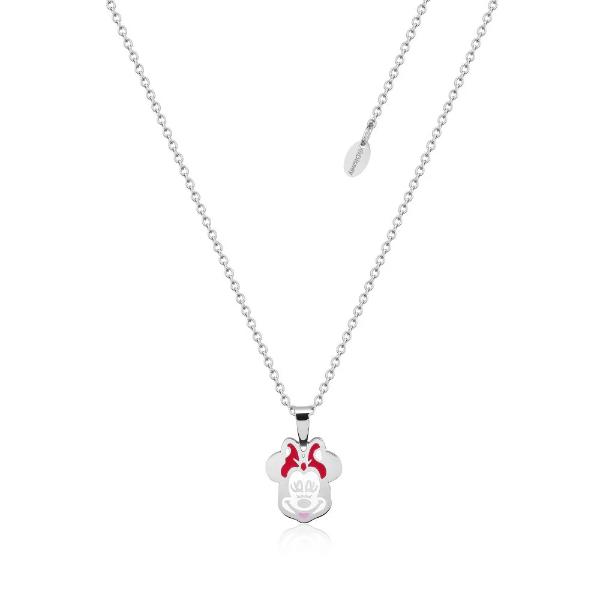 Couture Kingdom Disney - ECC Minnie Mouse Enamel Necklace Silver