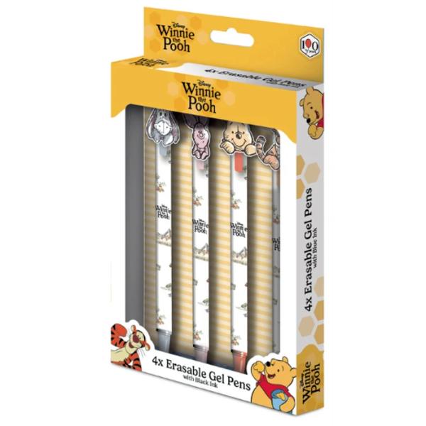 Winnie The Pooh - Characters Erasable Gel Pen 4 pack