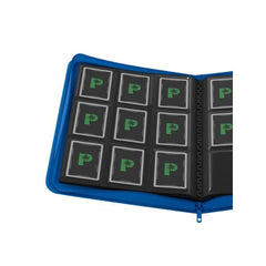 Palms Off Collector's Series 9 Pocket Zip Binder - Blue