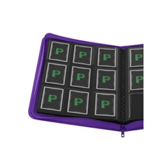 Collector's Series 9 Pocket Zip Binder - Purple