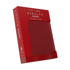 Stealth 9 Pocket Zip Binder - Red