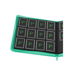 Stealth 9 Pocket Zip Binder - Turquoise