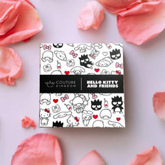 Couture Kingdom Sanrio Hello Kitty April Birthstone Stud Earrings Gold