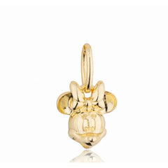 Disney Couture Kingdom - Minnie Mouse 3D Head Charm Yellow Gold