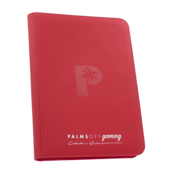 Palms Off Collector's Series 9 Pocket Zip Binder - Red