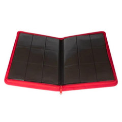 Palms Off Collector's Series 9 Pocket Zip Binder - Red