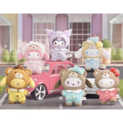 Sanrio Characters Latte Baby Series Plush Keychain Blind Box