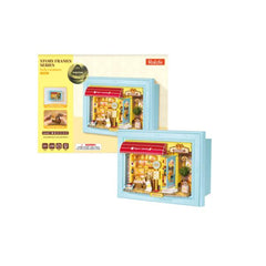 Robotime DIY Framed Fluffy Cat Bakery