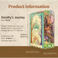 Tonecheer Dorothy's Journey Booknook DIY Wooden Kit