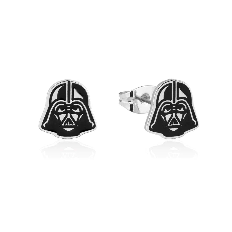 Couture Kingdom Star Wars - Darth Vader Enamel Stud Earrings