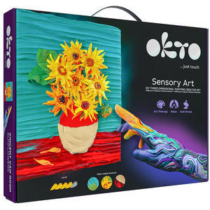 OKTO Sensory Clay Art Creative Set - Sunflowers 30 cm x 40 cm