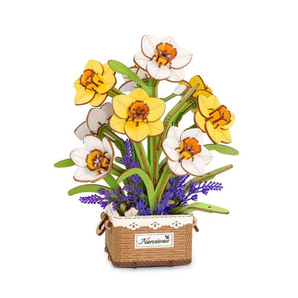 Robotime DIY Rolife - Wood Bloom Narcissus Daffodil