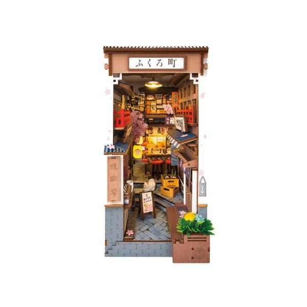 Rolife Robotime DIY Book Nook - Sakura Wine Alley Shelf Insert Kit