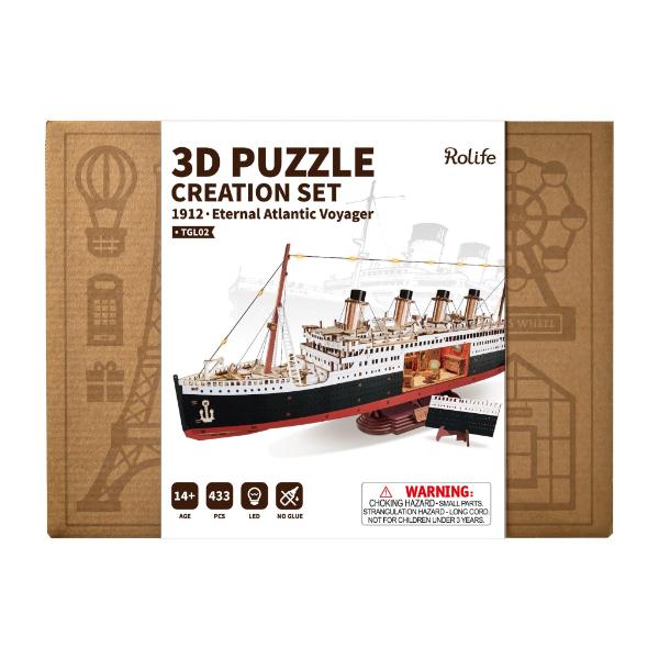 Robotime DIY 1912 Eternal Atlantic Voyager Titanic Wooden Kit