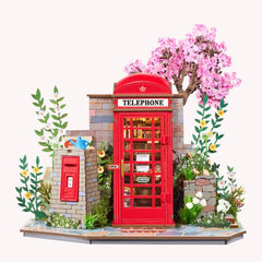 Robotime DIY Blossom Book Booth