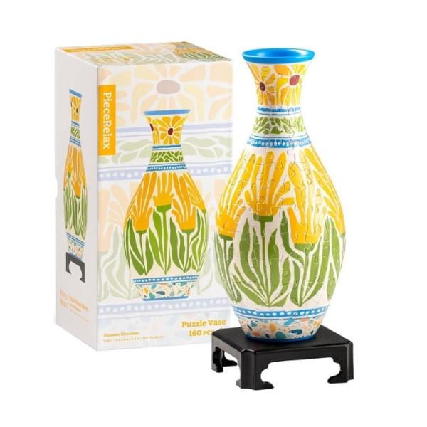Pintoo Jar Large - Summer Blossoms 3D Puzzle