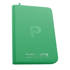 Palms Off Collector's Series Top Loader Zip Binder - 9 Pocket - Green