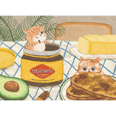 The Puzzle Collab Vegemite and Cats 500pc Puzzle