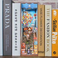 Tonecheer Travel With The Wind Book Nook DIY Wooden Kit