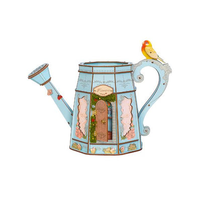 Robotime Wood Bloom Gardeners Watering Can
