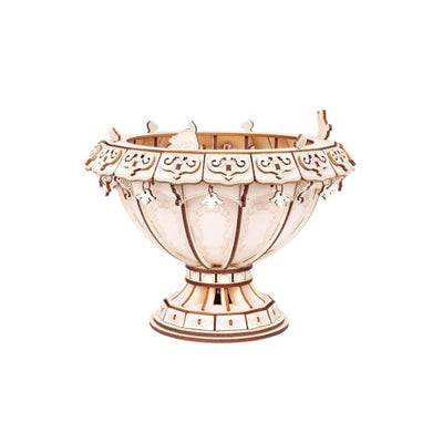 Robotime Wood Bloom Flora Urn Planter