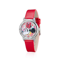 Couture Kingdom Disney - Minnie Mouse Time Teacher Watch Red Band