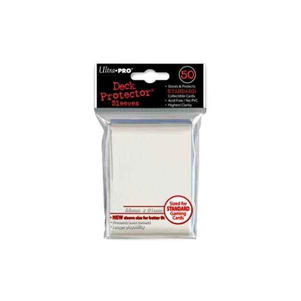 ULTRA PRO Deck Protector Sleeves - 50ct Powder White - Standard