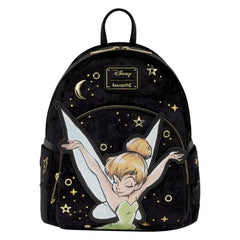 Loungefly Disney – Tinker Bell Pixie Dust Velvet Mini Backpack