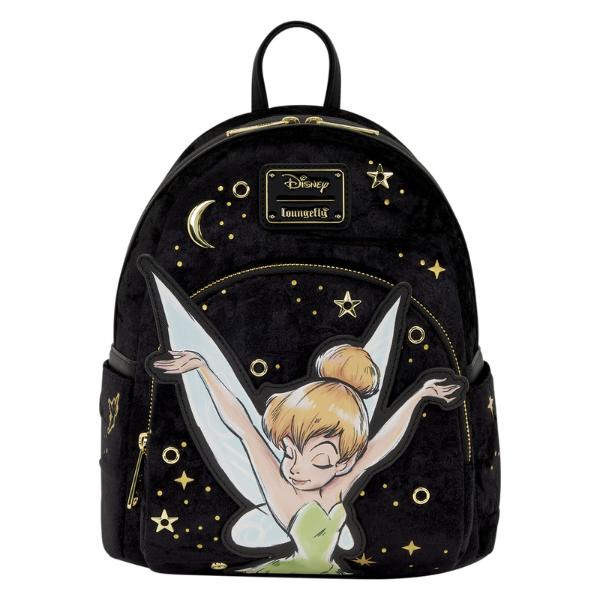 Loungefly Disney – Tinker Bell Pixie Dust Velvet Mini Backpack