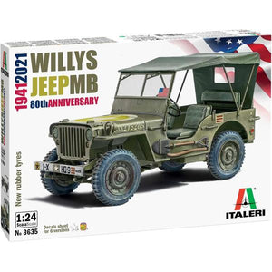 ITALERI Jeep Willys MB 1:24