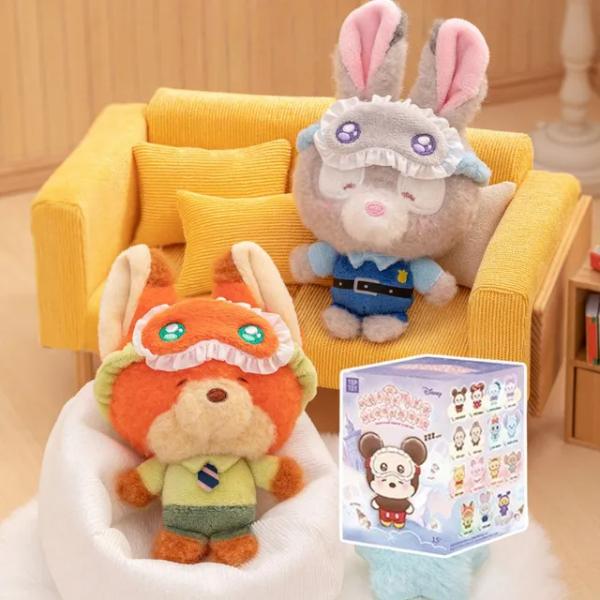 Disney - Squinting Sleepwear Series Plush Pendant Blind Box