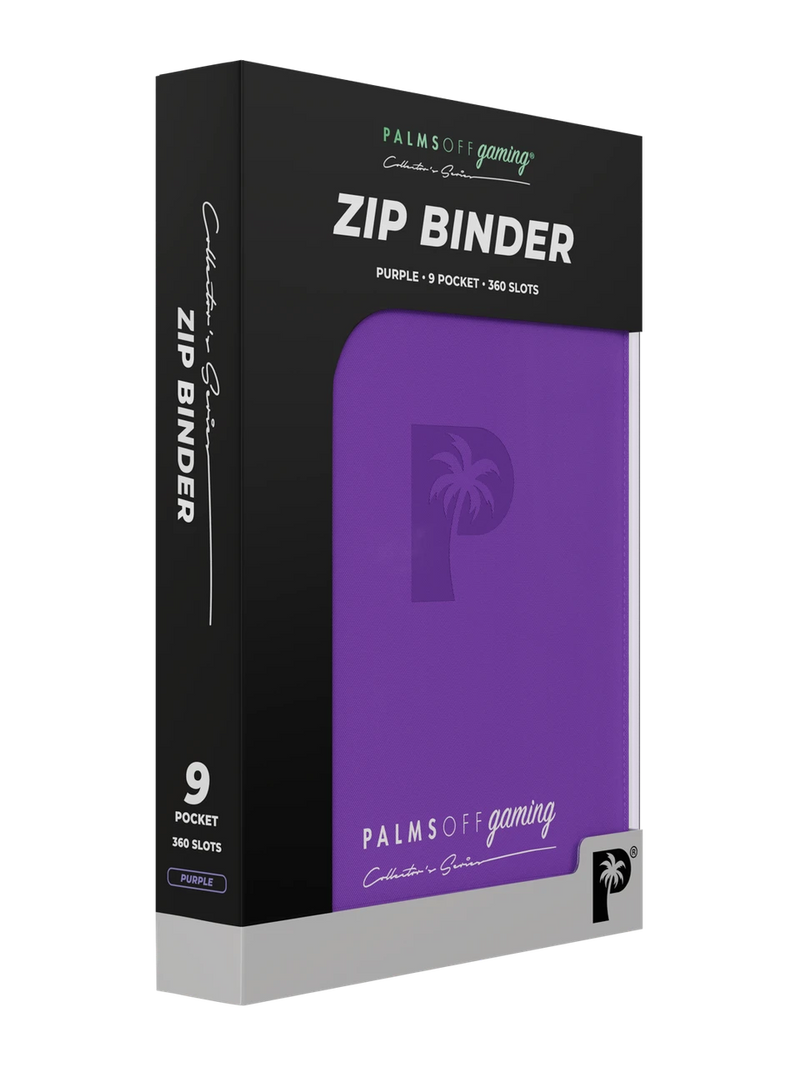 Collector's Series 9 Pocket Zip Binder - Purple
